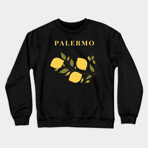 Palermo Limone Italy Design Crewneck Sweatshirt by yourstruly